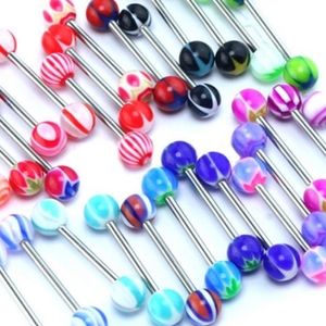 8 14g tongue rings